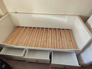 Diván Blanco Ikea Hemnes 160cm