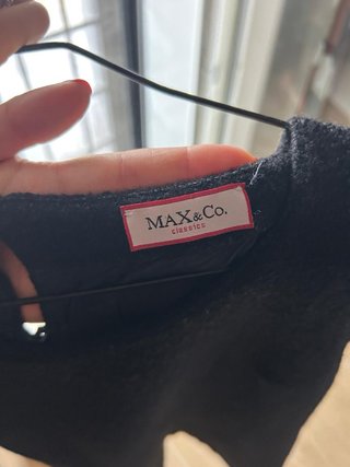Max & Co Vestito Invernale Nero  Veste piccolo