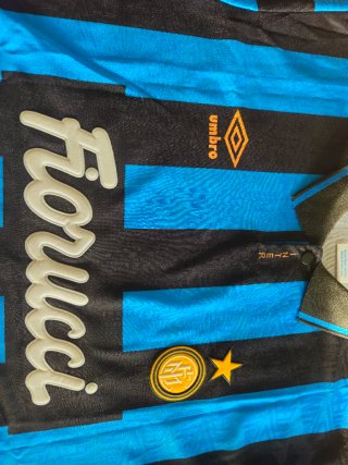 Camiseta Inter Milán 92/93 Fiorucci Bergkamp