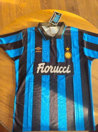 Camiseta Inter Milán 92/93 Fiorucci Bergkamp