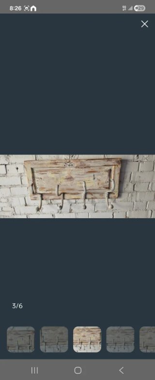 Perchero Vintage Madera