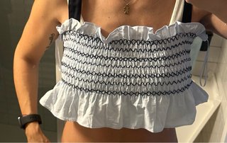 Top Zara Verano Volantes