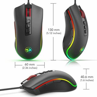 Ratón Gaming Redragon Cobra M711