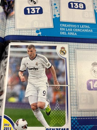 Colección Cromos Real Madrid 2012-2013