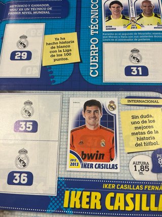 Colección Cromos Real Madrid 2012-2013