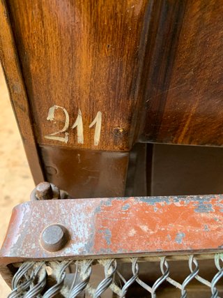Antico letto dei primi del 1900 in ferro/ottone