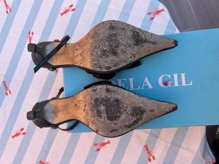 Zapatos Adela Gil Negros Talla 38