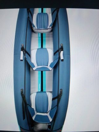 Kayak hinchable ITIWIT 3 plazas