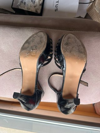 Zapatos Paz Pradera Mujer Tacón Negro