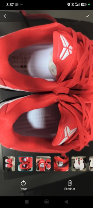 Nike Kobe IX Elite Low Protro Rojas Talla 44