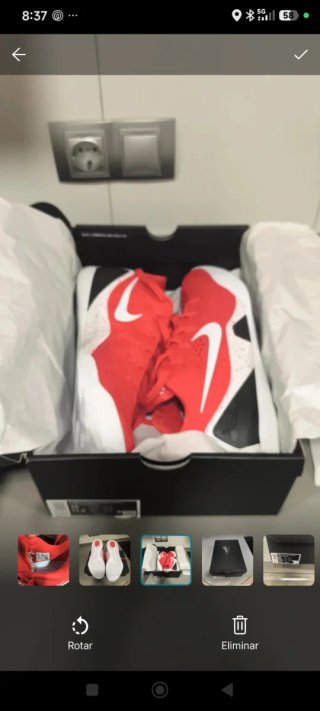 Nike Kobe IX Elite Low Protro Rojas Talla 44