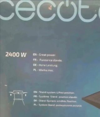Barbacoa Cecotec perfect steak 4250 stand