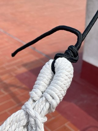Hamaca de Camping Gris y Blanca