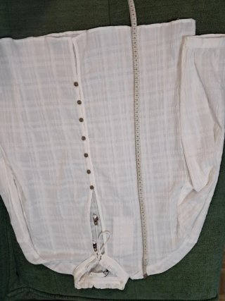 Blusa blanca manga larga