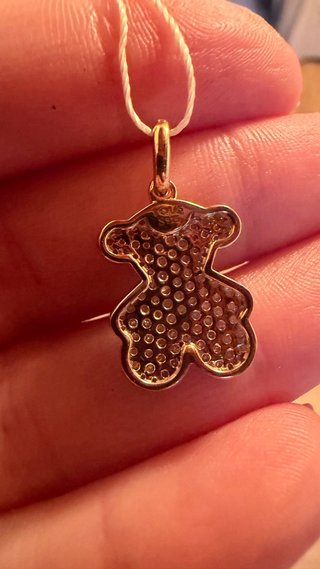Colgante Oso Tous Dorado y Plateado