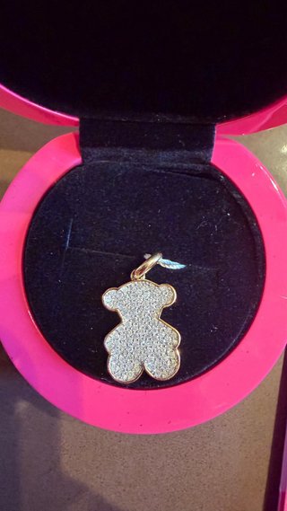 Colgante Oso Tous Dorado y Plateado