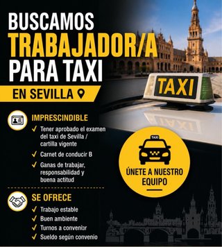 Se busca asalariado /conductor taxi