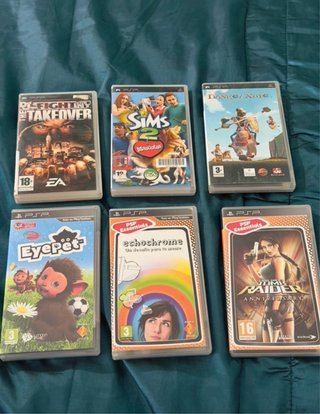 Consegna Completa Giochi PSP + Fotocamera EyePet Collezione