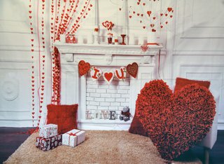 Fondo Corazón Rojo San Valentín