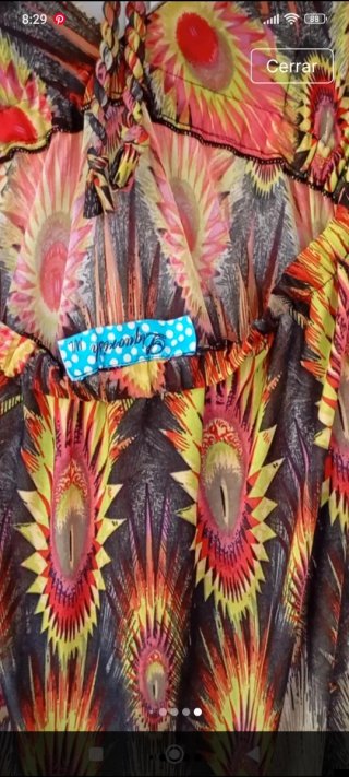 Vestido Largo Bohemio Floral Multicolor