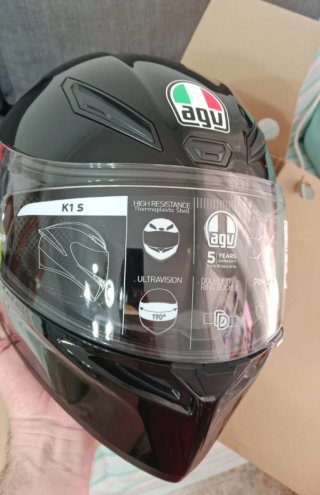 Casco AGV K1 Negro Nuevo