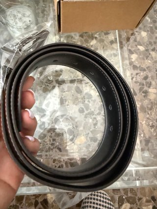 Cinturón de piel reversible