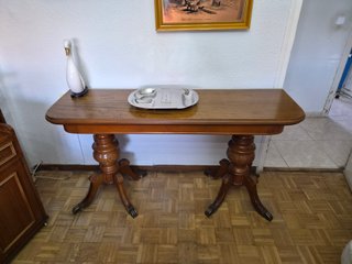 Mesa de salón abatible de pared madera