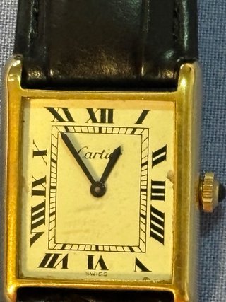 Cartier Tank Vermeil Oro