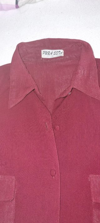 Camicia donna tg L rosso scuro