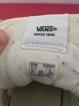 Zapatillas Vans grises talla 37