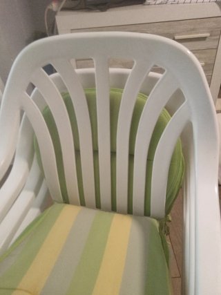 4 Sillas de Terraza Plástico Duro