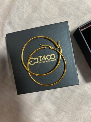 Pendientes Aro Dorados T400