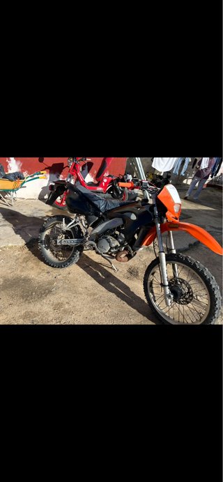Chasis Motor Hispania Enduro Negro/Naranja