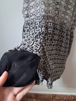 Mono Zara tirantes estampado XS
