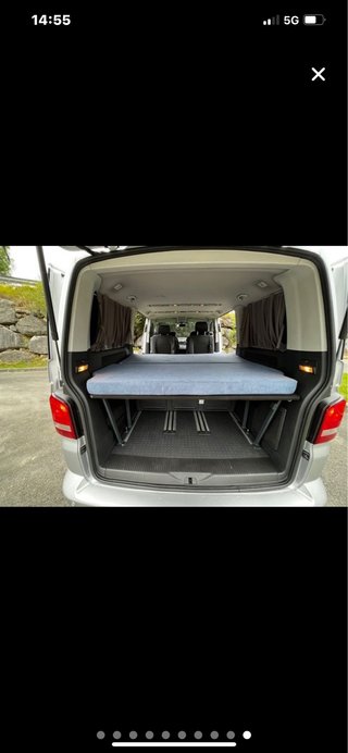 Estructura cama + colchón Multivan T5