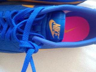 Zapatillas Nike Clásicas Azul y Amarillo
