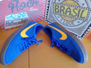 Zapatillas Nike Clásicas Azul y Amarillo