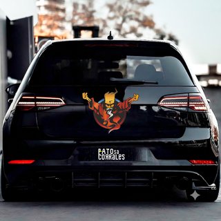 Pegatinas Thunderdome a color para coche/iman/ropa