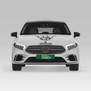 Pegatinas Thunderdome a color para coche/iman/ropa