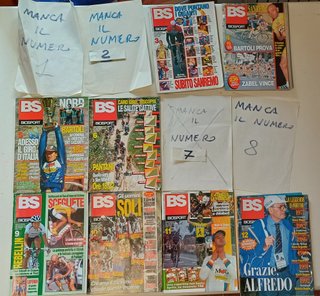 Bici Sport 1997 - 8 numeri rivista di ciclismo