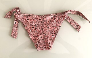 Bikini Blu a fascia fantasia Paisley