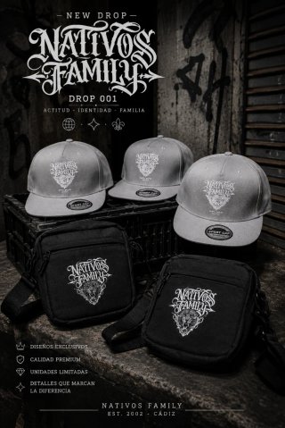 Gorras Nativos Family Negras