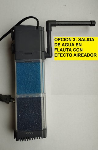 Filtro acuario mediano compacto pecera 880 l/h