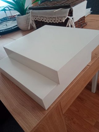 2 Estantes de pared LACK IKEA  blancos 30x26.