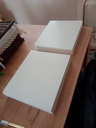 2 Estantes de pared LACK IKEA  blancos 30x26.