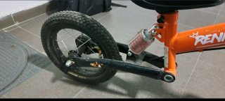 Bicicleta sin pedales Rennmeister naranja