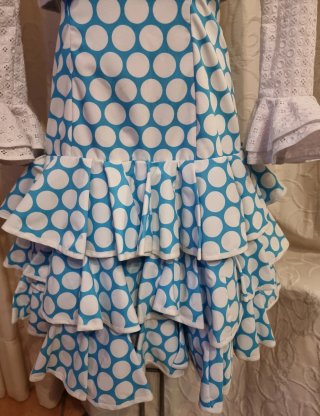 Vestido Flamenca corto de Lunares