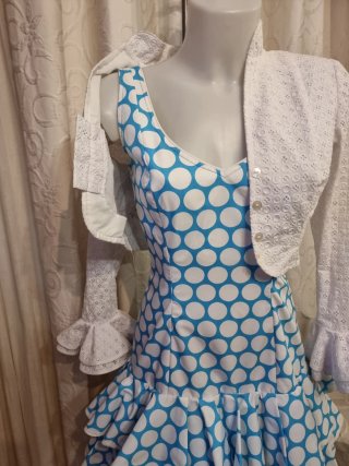 Vestido Flamenca corto de Lunares