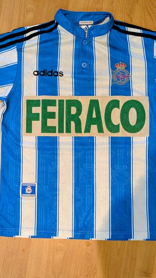 Camiseta Vintage Deportivo La Coruña Adidas