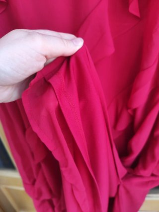 Vestido rojo VILA invitada, nuevo con etiqueta.